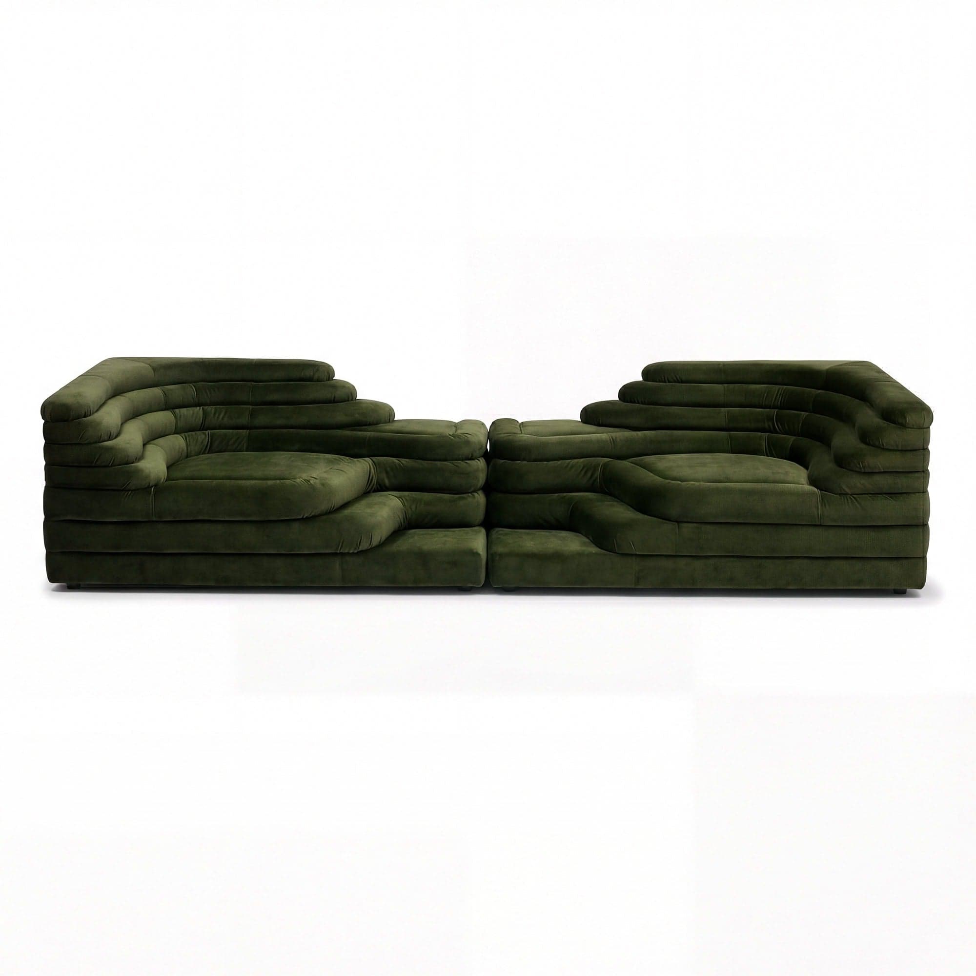 Olive Green Velvet