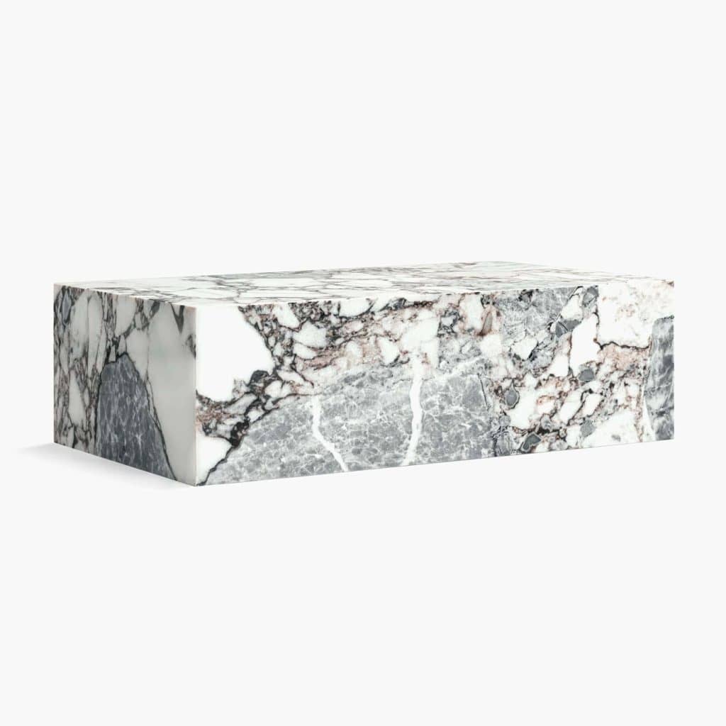 Plinth - Arabescato (3) - Plinth Coffee Table