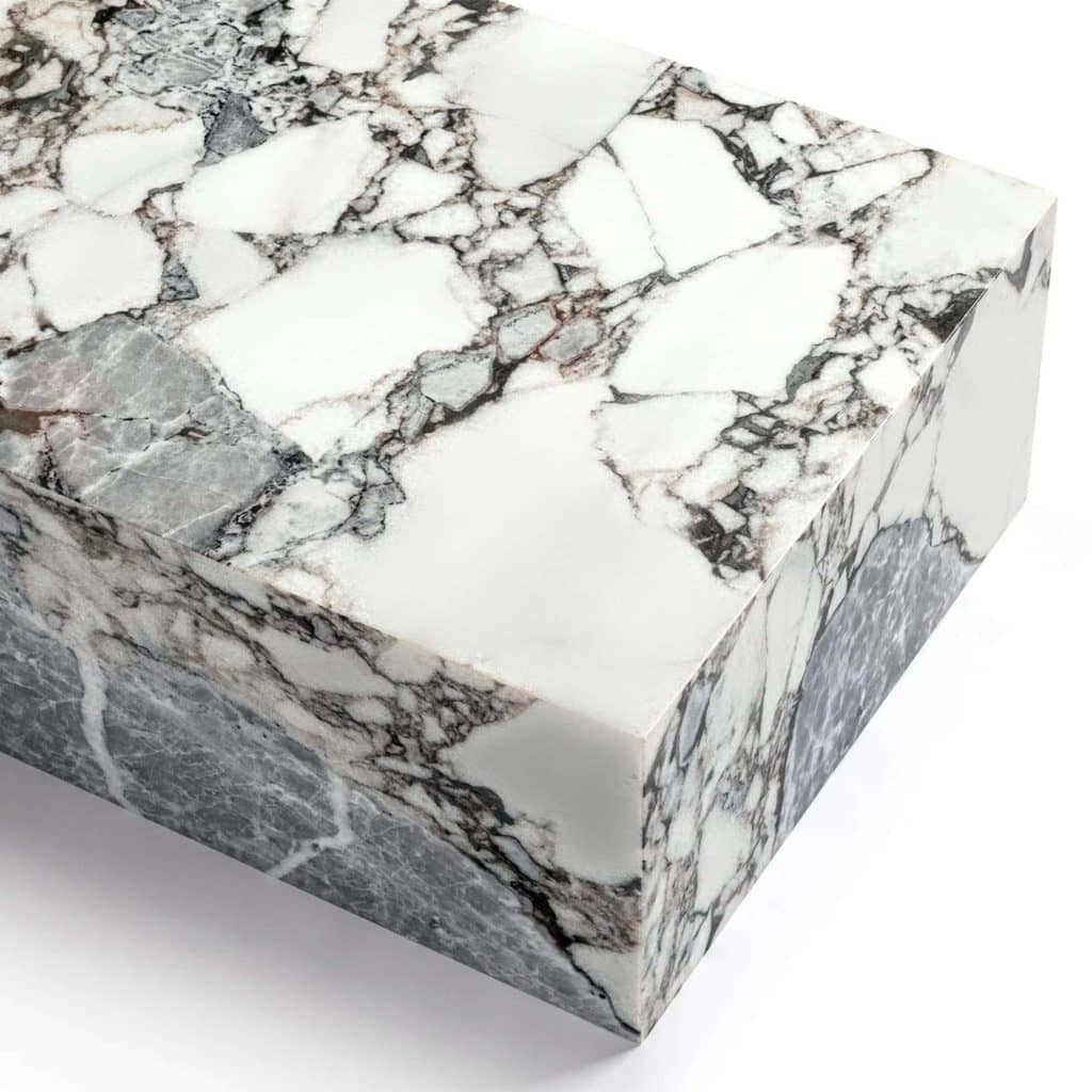 Plinth - Arabescato (5) - Plinth Coffee Table