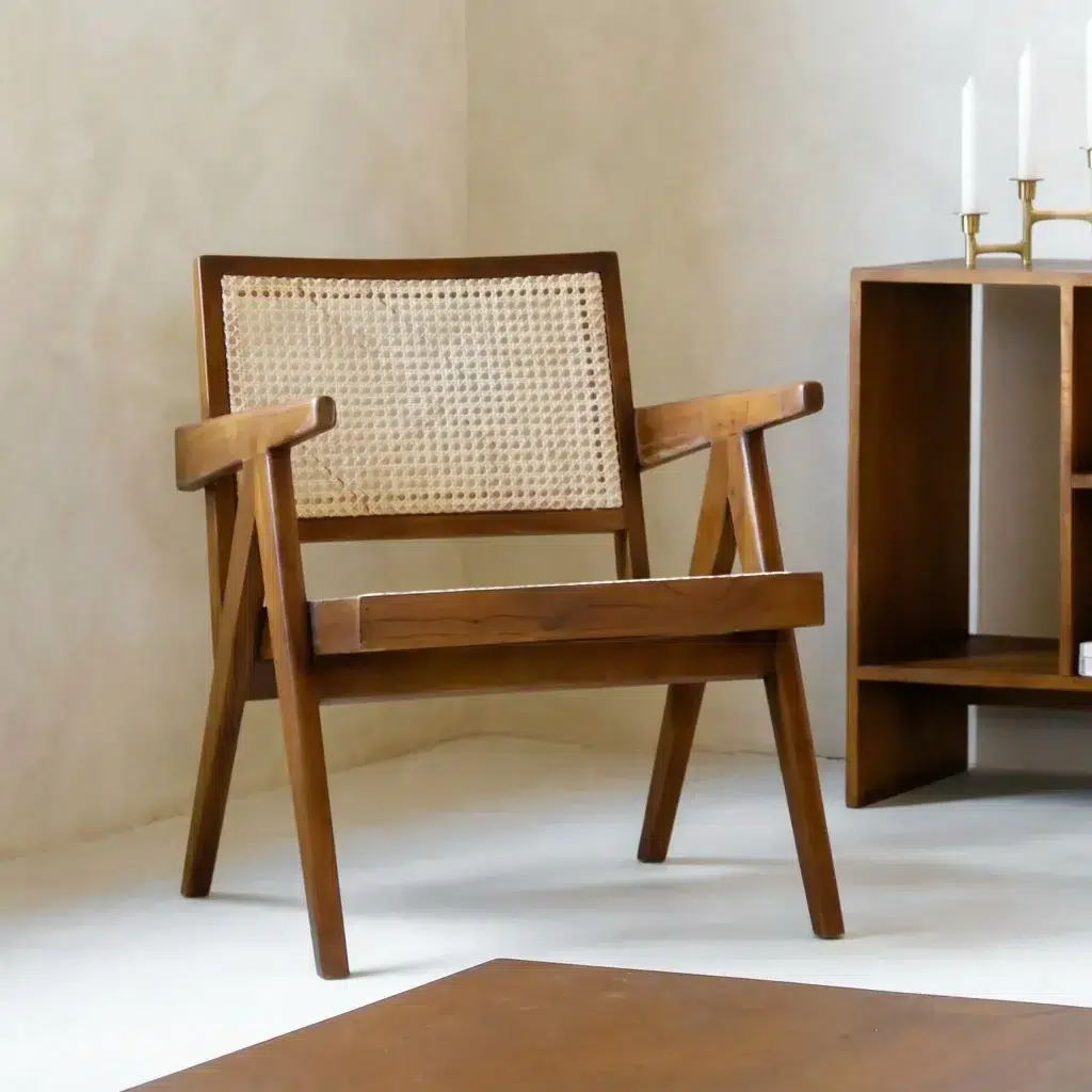 Chandigarh Easy Chair Walnut 5 | Sohnne