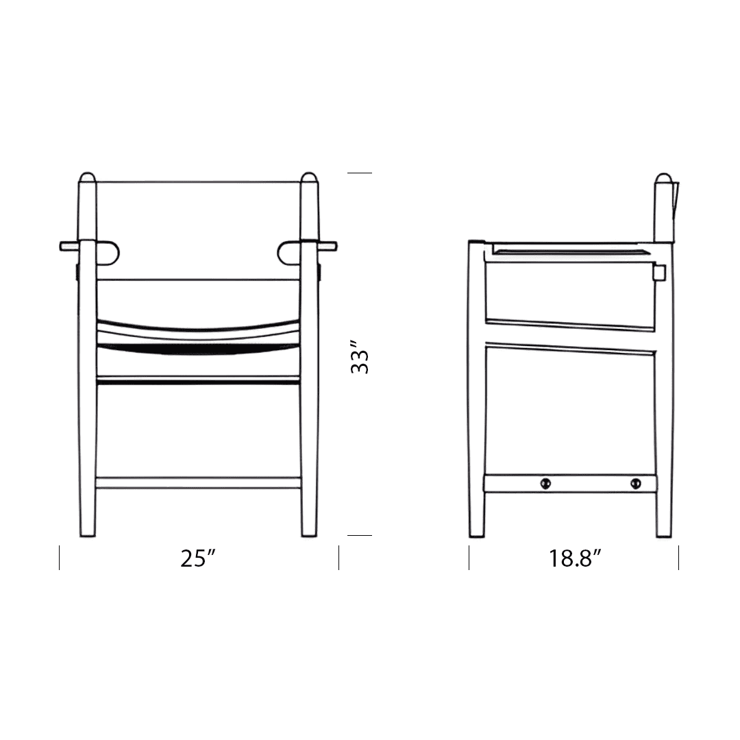 Product dimensions diagram