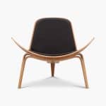 CH07 Chair - Walnut 1 - CH07 Shell Chair, CH07 Shell Chair Replica