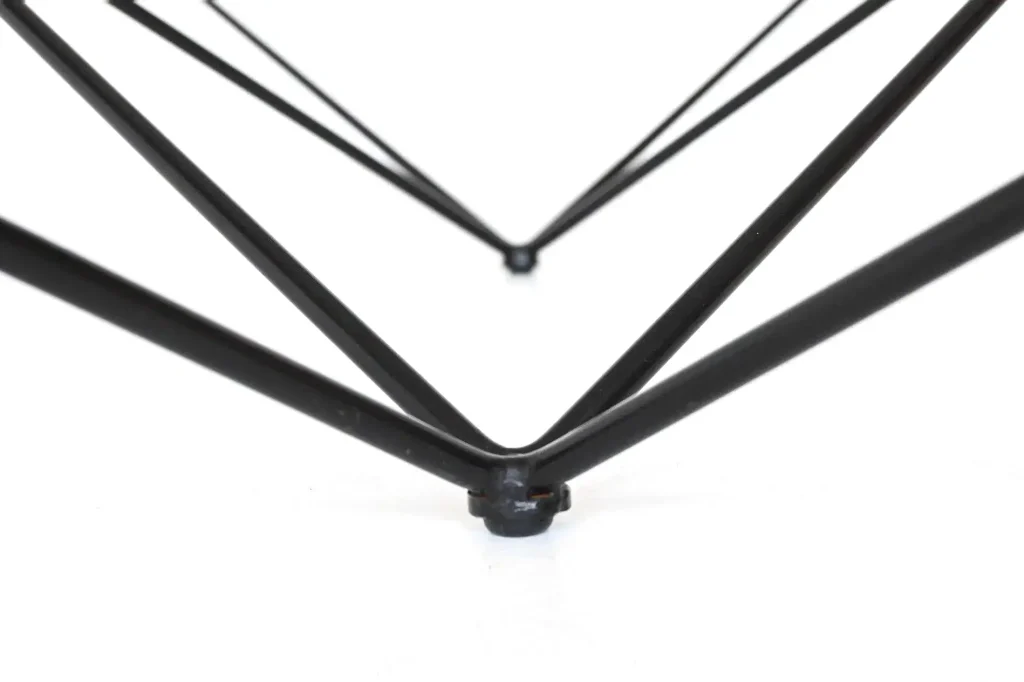 Solid Steel Base with Powder-Coated Finish