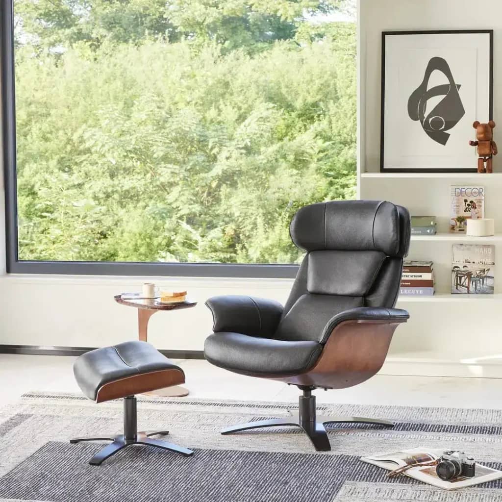 the best elvin leather recliner