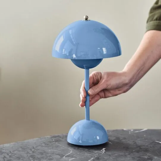 FlamingoTableLamp Blue 2 - Flowerpot VP9 Table Lamp Replica,  modern,  table lamp