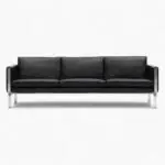 Hans Wegner CH103 Sofa Replica Black 1 scaled 1 - ch103 sofa