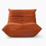 Togo Chair Corduroy Orange 3 - Sohnne