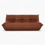 Togo Sofa Brown Leather 3