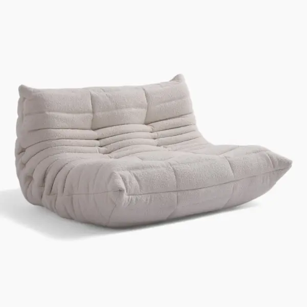 Togo Loveseat White 4 - Togo,  Togo Loveseat Replica