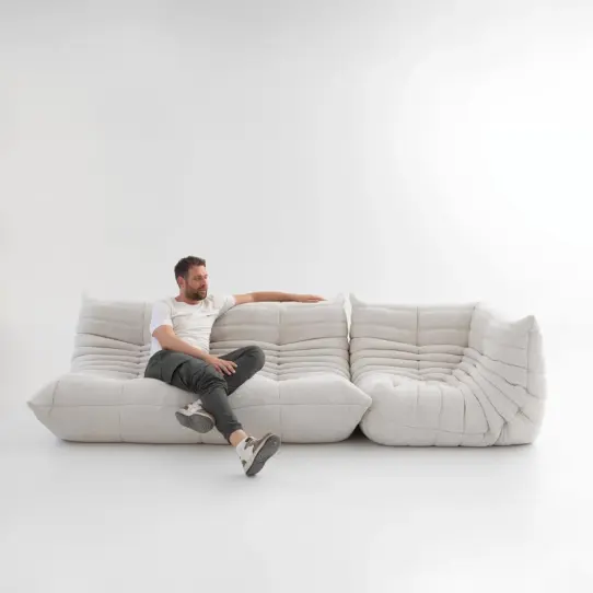 Togo Sofa Beige 13 - Togo Sofa Replica