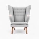 Papa Bear Armchair Light Grey 3 Photoroom - Papa Bear Chair Replica,  Papa Bear Chair,  Hans J. Wegner