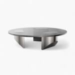 Wedge Coffee Table Replica Black Polish Steel 3 scaled - Wedge Coffee Table