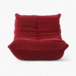 Togo Fireside Fabric Red Velvet 1