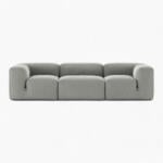 Le Mura Sofa Gray Brushed 3