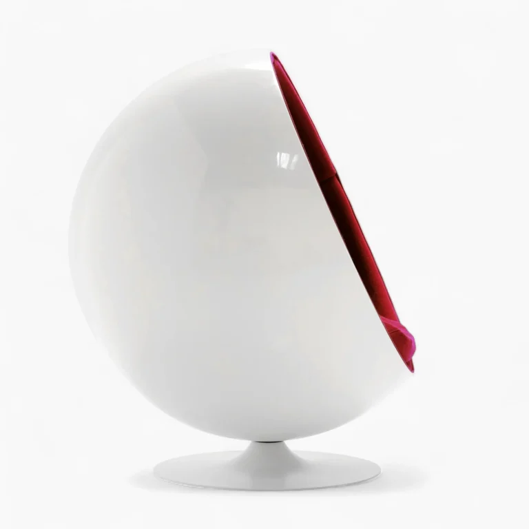 Ball Chair Red 4 - Ball Chair Replica