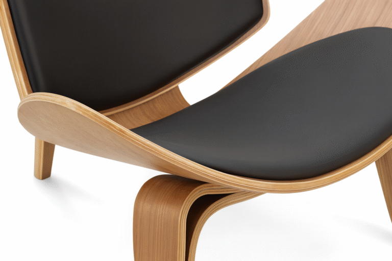 CH07 Chair Details 1 - CH07 Shell Chair,  replica