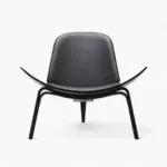 CH07 Shell Chair Replica Black Ash 1