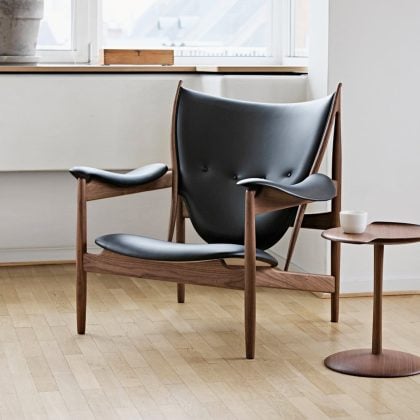 Chieftain Chair Black 1 - Chieftain Chair Replica, leather