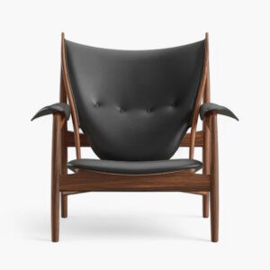 Chieftain Chair Replica Black - Chieftain Chair Replica, leather