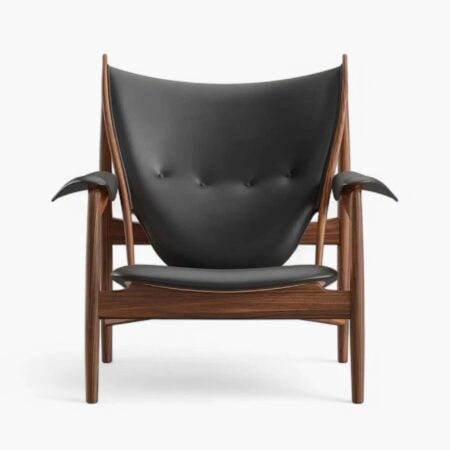 Chieftain Chair Replica Black - Chieftain Chair Replica, leather