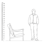 Chieftain Chair Replica - Height Comparison Chieftain Chair Replica Height Comparison - Chieftain Chair Replica, leather