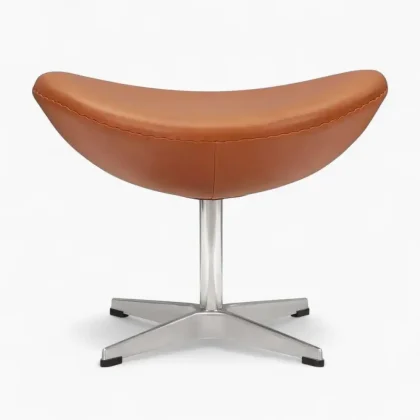Egg Chair Replica with Stool Sand Brown 8 - Egg Chair,  Fritz Hansen Egg Chair