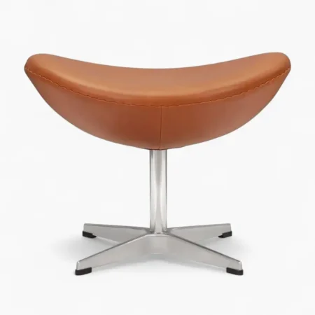 Egg Chair Replica with Stool Sand Brown 8 - Egg Chair, Fritz Hansen Egg Chair