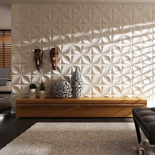 Elevate your space with the stunning Flower 3D PVC Wall Panel - a rising trend in wall and ceiling coatings.