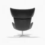 Imola Lounge Chair with Footstool Black 4 - Imola Lounge Chair With Footstool