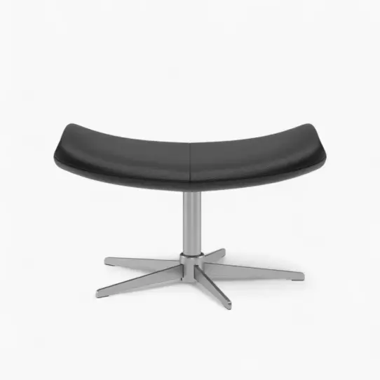 Imola Lounge Chair with Footstool Black 5 - Imola Lounge Chair With Footstool