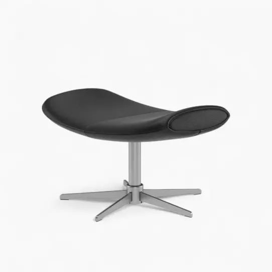 Imola Lounge Chair with Footstool Black 6 - Imola Lounge Chair With Footstool