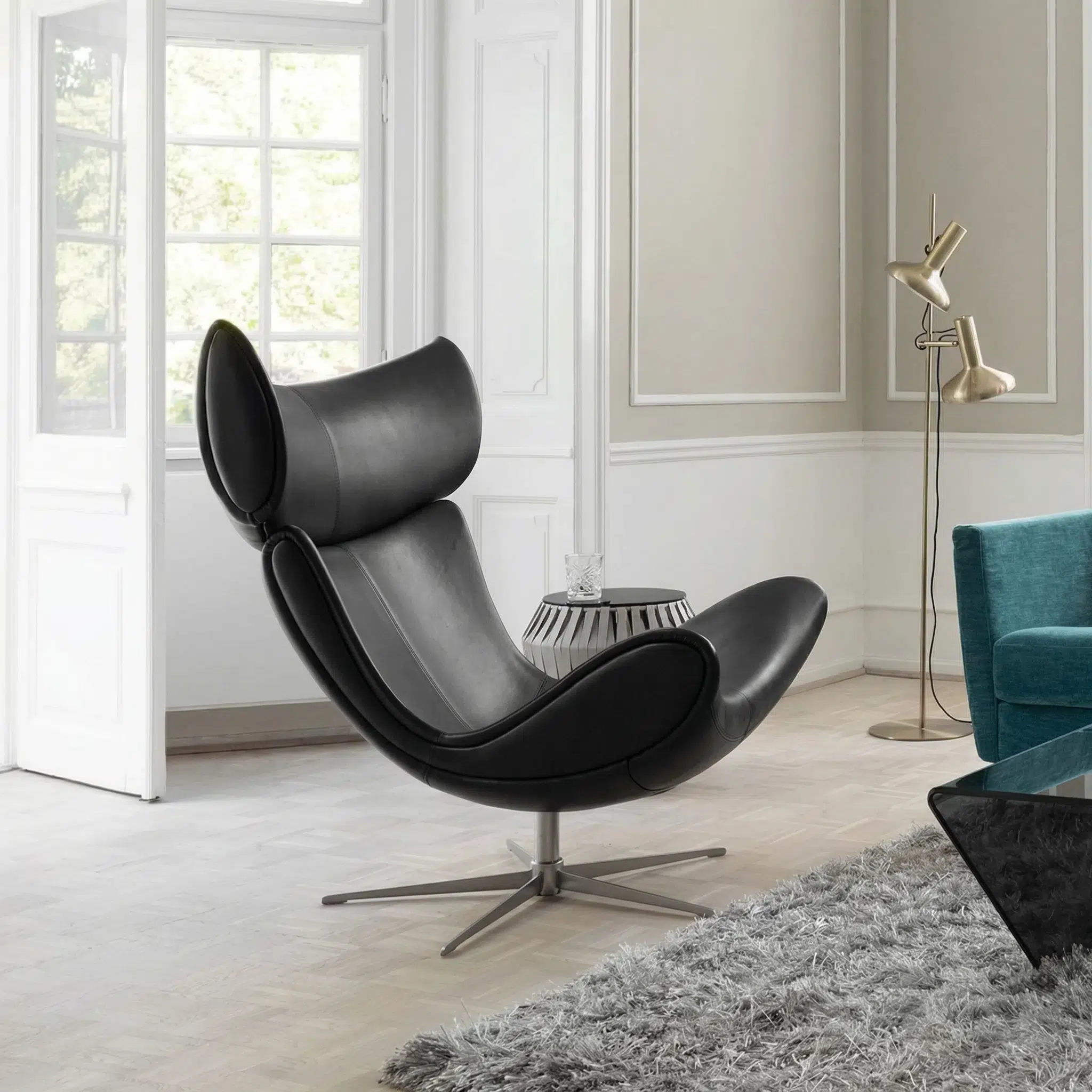 Imola Swivel Armchair with Footstool 7 Imola Swivel Armchair with Footstool 7 | Sohnne
