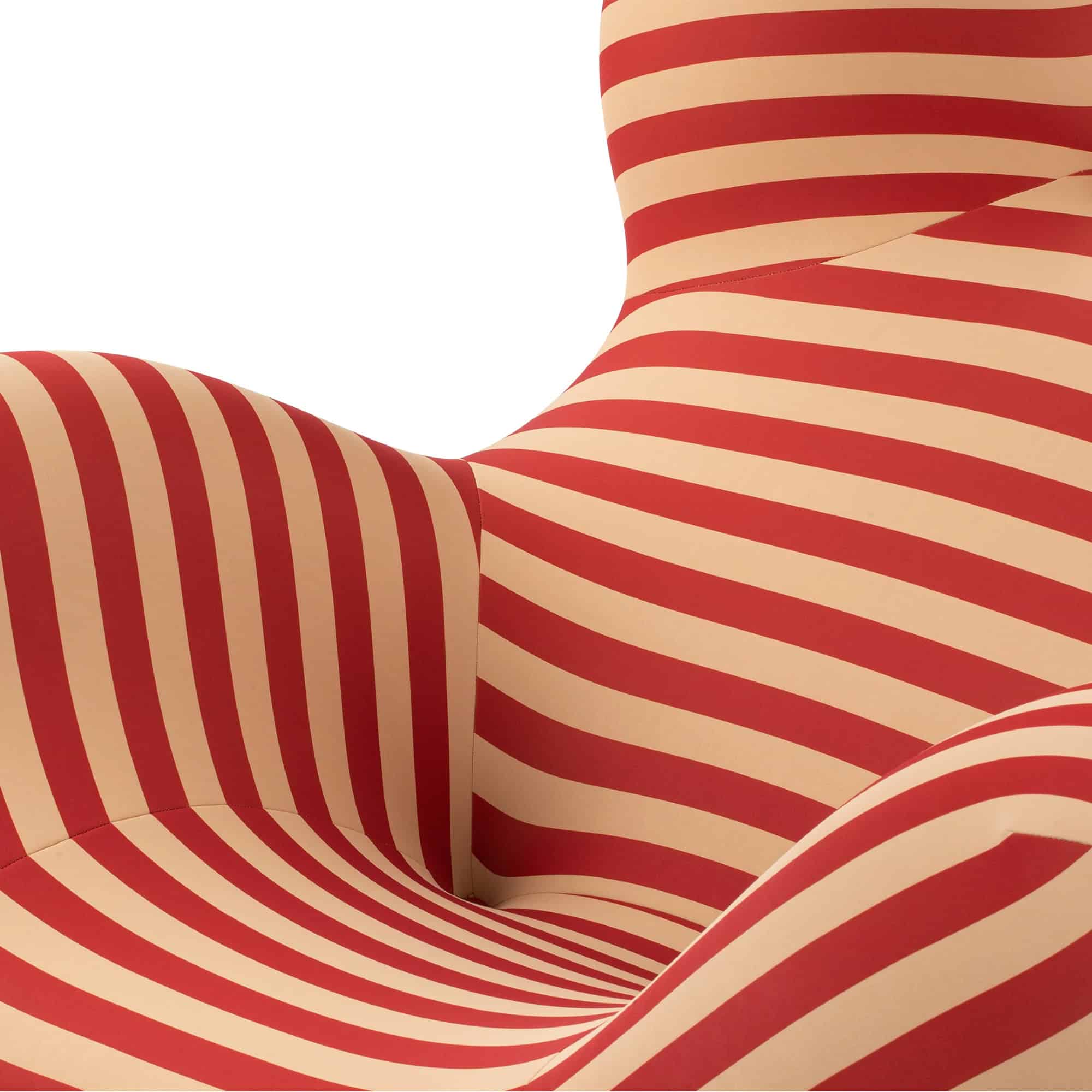 La Mamma Armchair - Fiery Red 6 - Replica, Up 50 Armchair and Ottoman Replica