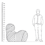 La Mamma Up 5 and Up 6 Replica Height Comparison - Replica, Up 50 Armchair and Ottoman Replica