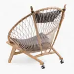 PP130 Circle Chair Grey Ashwood 5 PP130 Circle Chair Grey Ashwood 5 - PP130