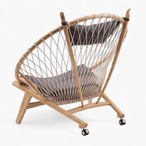 PP130 Circle Chair Grey Ashwood 5 - PP130