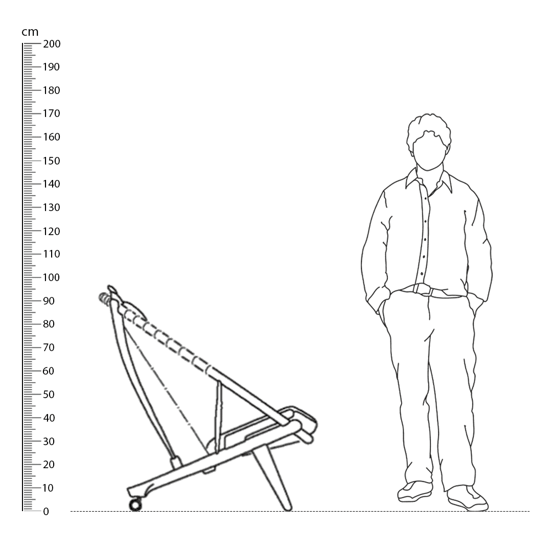 PP130 Circle Chair Replica - Height Comparison PP130 Circle Chair Replica Height Comparison - PP130