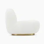 Pacha Lounge Chair Light Green White 3