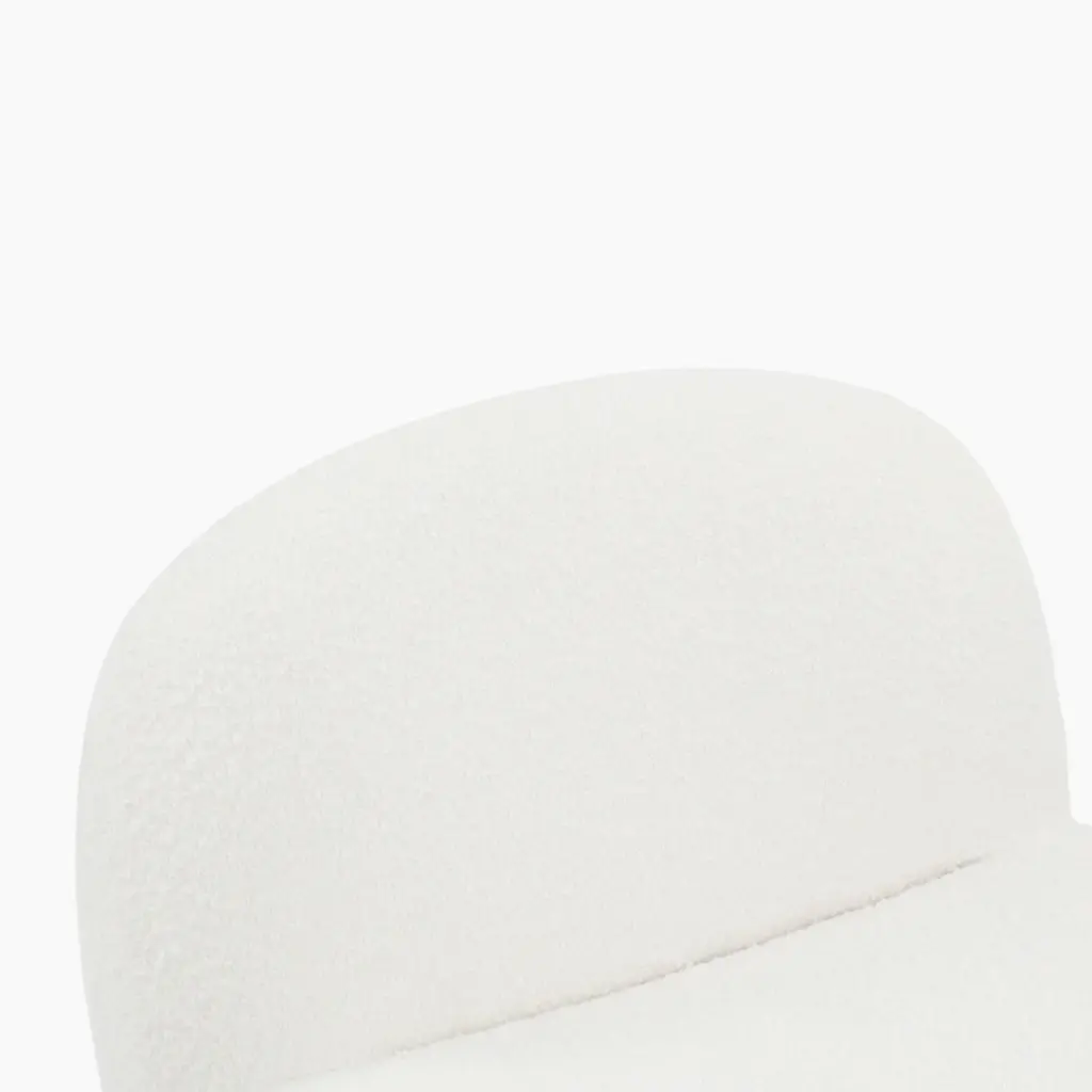 Pacha Lounge Chair White Boucle 4 - Pacha Lounge Chair Replica,  Lounge Chair