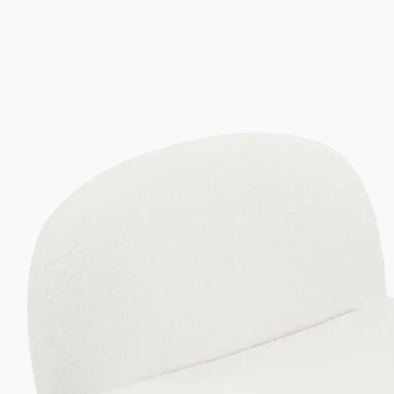 Pacha Lounge Chair White Boucle 4 - Pacha Lounge Chair Replica,  Lounge Chair