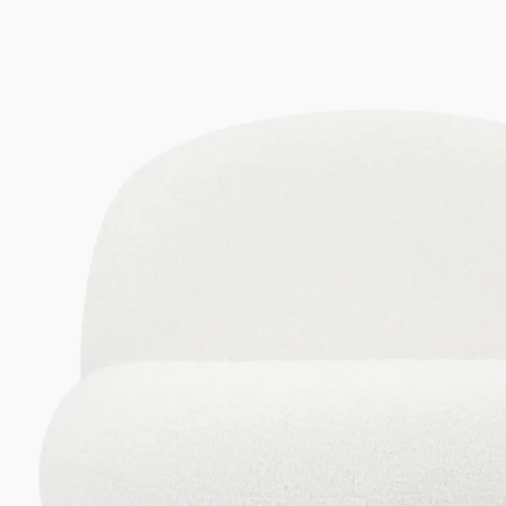 Pacha Lounge Chair White Boucle 5 - Pacha Lounge Chair Replica,  Lounge Chair