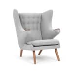 Papa Bear Armchair Light Grey 4 - Papa Bear Chair Replica,  Papa Bear Chair,  Hans J. Wegner