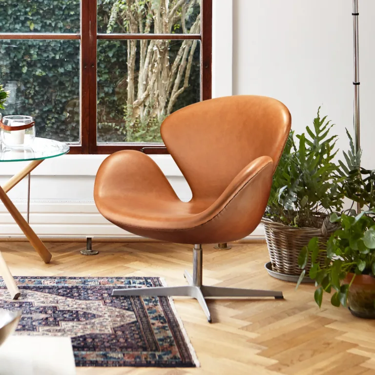 Swan Chair Brown 1 1