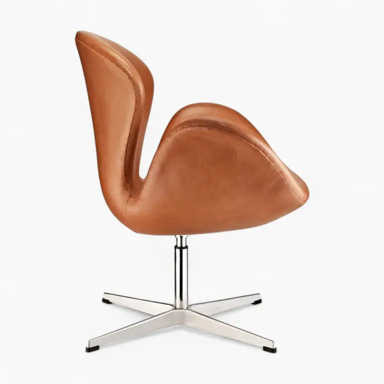 Swan Chair Brown 5 - Swan Chair Replica