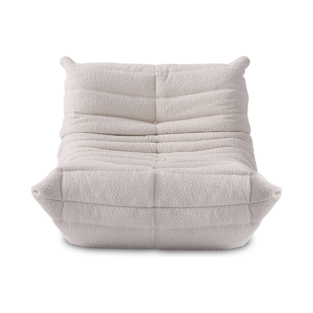 Togo Chair - Teddy Velvet Beige (3) | Sohnne® Togo Chair Teddy Velvet Beige 3 - Togo