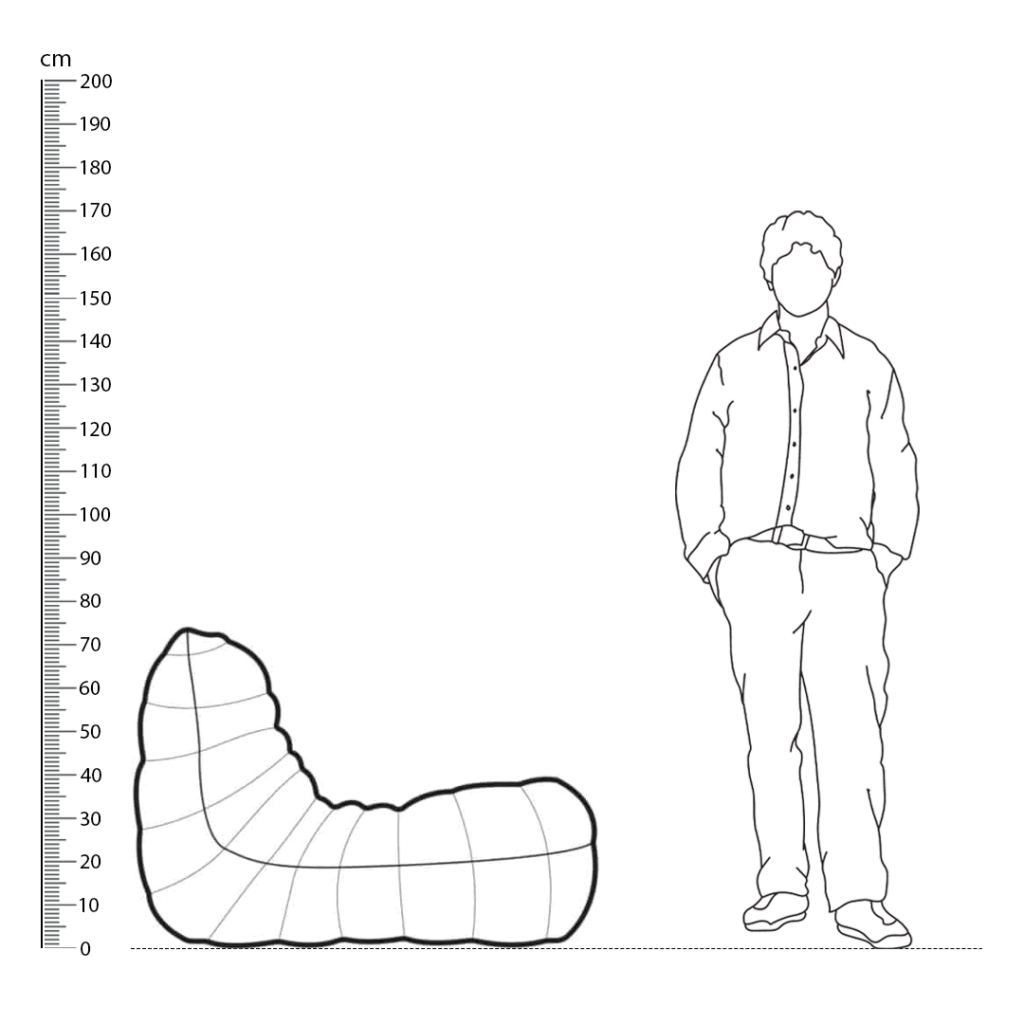 Togo Fireside Chair Replica Height Comparison - togo,  togo chair,  togo couch