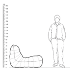 Togo Fireside Chair Replica - Height Comparison Togo Fireside Chair Replica Height Comparison - Togo