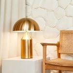 TrentonTableLamp-Gold_1 TrentonTableLamp Gold 1 scaled - Oluce Atollo 233 Table Lamp Replica, Table Lamp