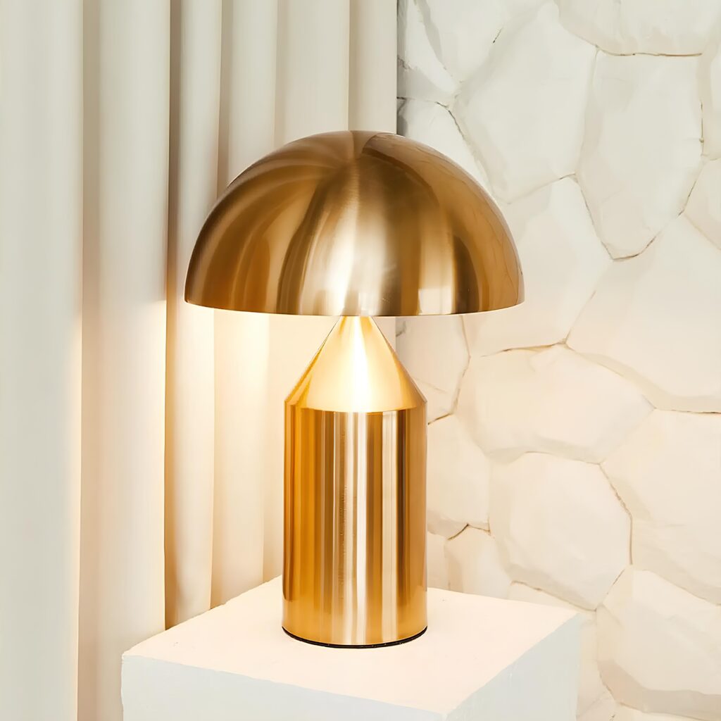 TrentonTableLamp Gold 2 scaled - Oluce Atollo 233 Table Lamp Replica,  Table Lamp