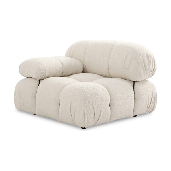 camaleonda right arm sofa boucle creamy 01 1 | Sohnne®